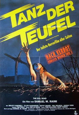 Evil Dead German Poster