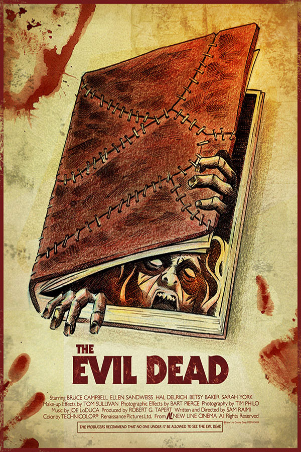 Evil Dead Poster by James White