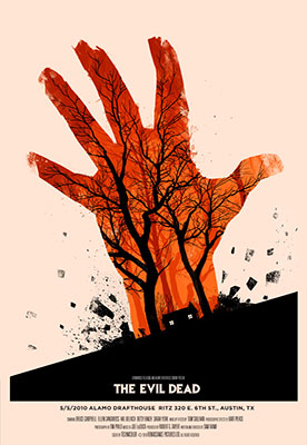 Evil Dead Poster by Olly Moss