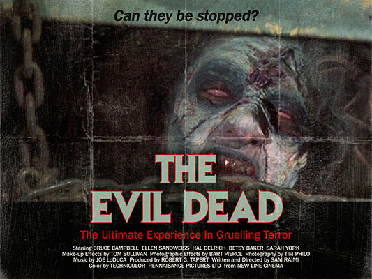 Evil Dead US (Quad) Poster