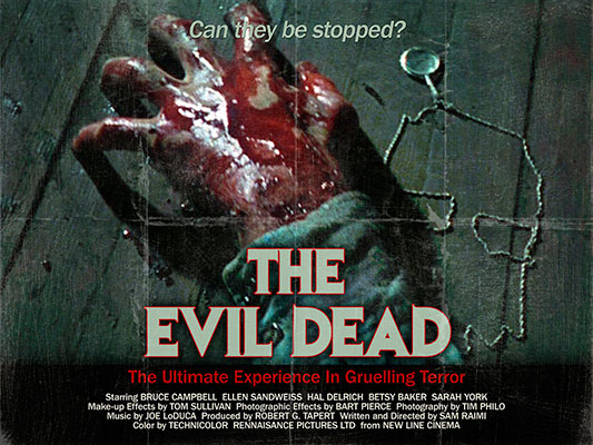 Evil Dead US (Quad) Poster