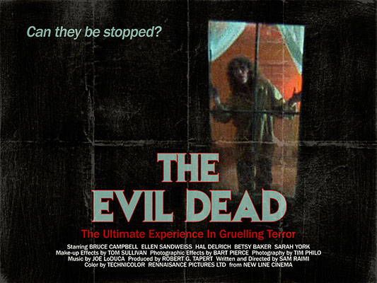 Evil Dead US (Quad) Poster